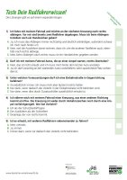 Quiz StVO - Frage- und Antwortbogen (A4) - Set