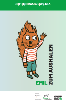Malvorlagen "Emil Eichh&ouml;rnchen" (versch....