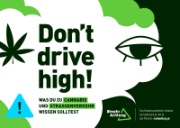 Brosch&uuml;re "Dont drive high!" mit...