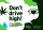 Brosch&uuml;re "Dont drive high!" mit Verkehrswachtlogo (DIN A6)