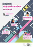 Plakat "Der tote Winkel" (A3)
